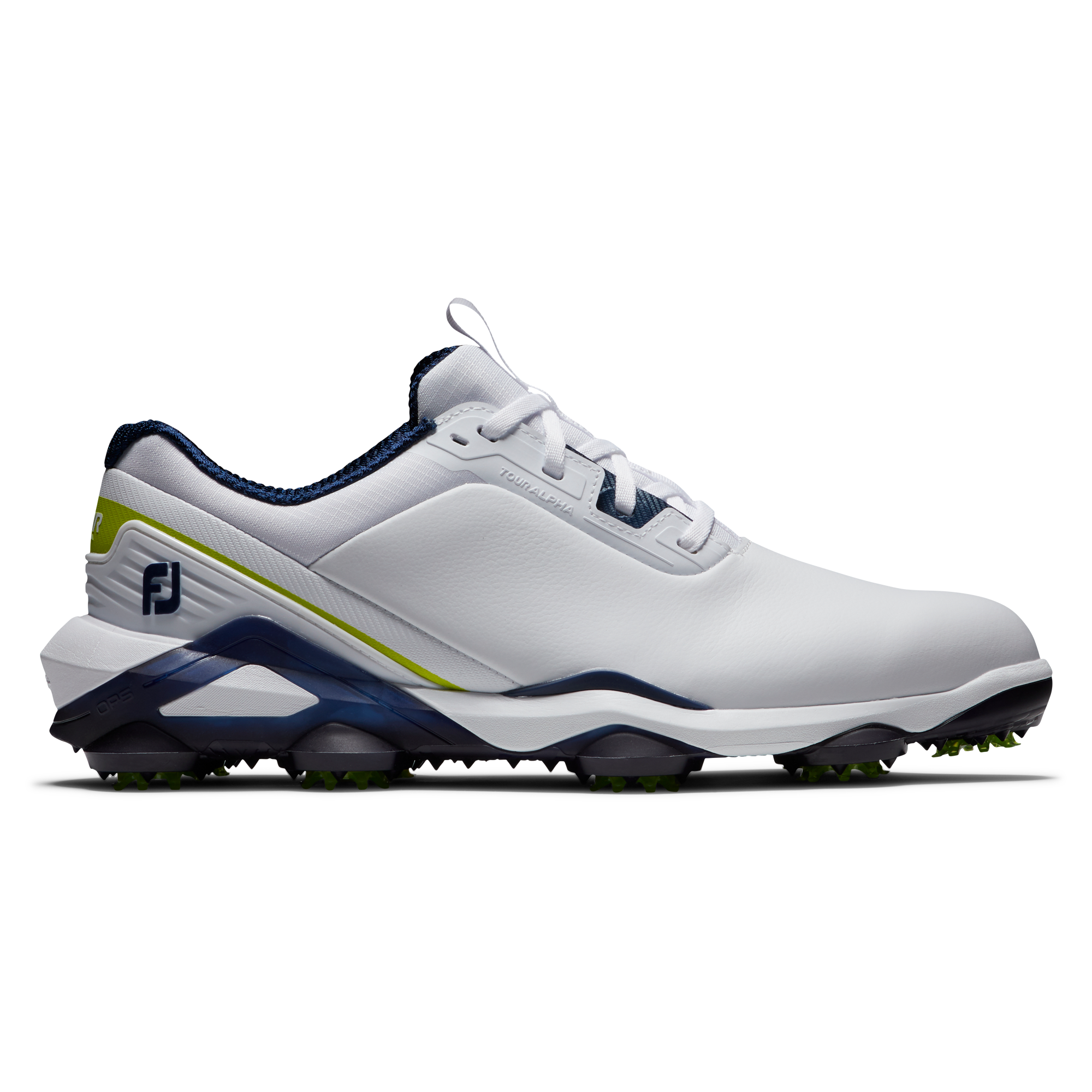 White / Navy / Lime