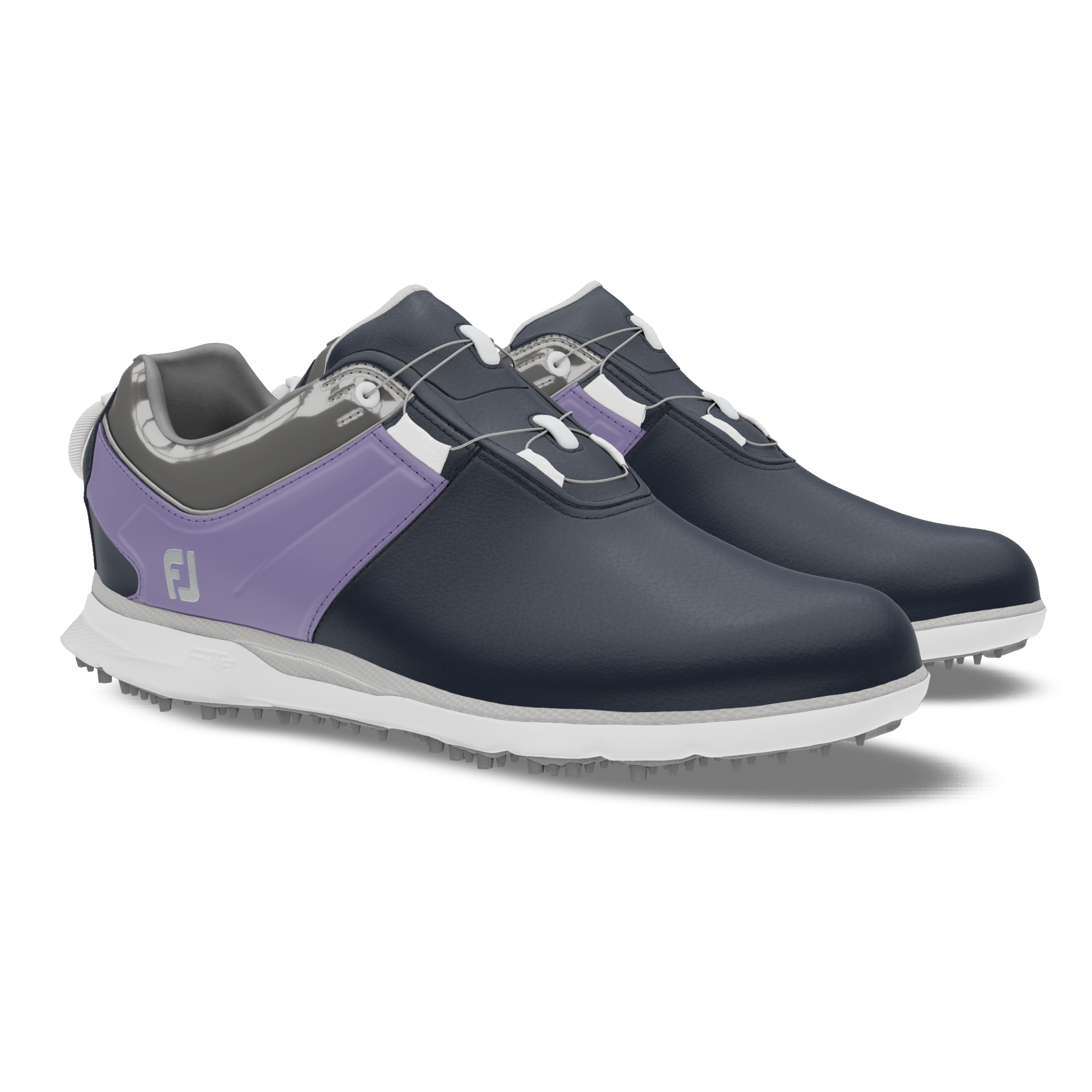 Navy / Lavender / Silver Patent